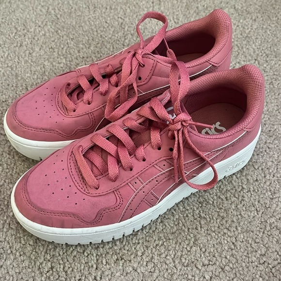 “ASICS- Pink Platform Sneakers size 6” - Picture 1 of 10
